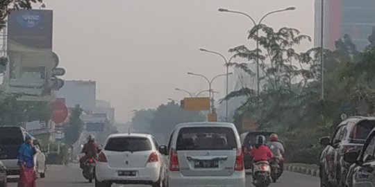 Pagi ini, Kota Pekanbaru Berada Dalam Kepungan Kabut Asap