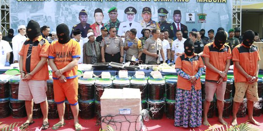 Drama Penangkapan Pengedar Narkoba Asal Madura, Polisi Pakai Helikopter TNI