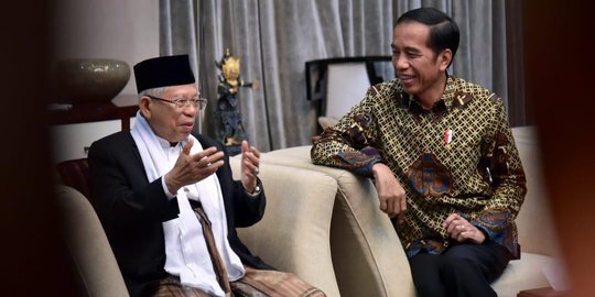 Susun Kabinet, Jokowi Akan Minta Masukkan Ma'ruf dan JK