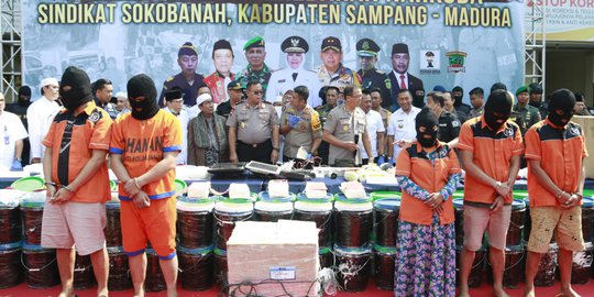 Polisi Dalami Keterlibatan Anggota dalam Sindikat Pengedar Narkoba di Madura