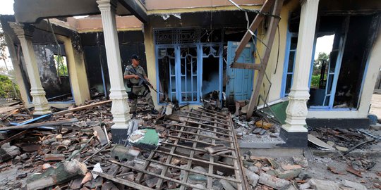 18 Unit Rumah Ludes Terbakar di Bulusema Aceh Singkil
