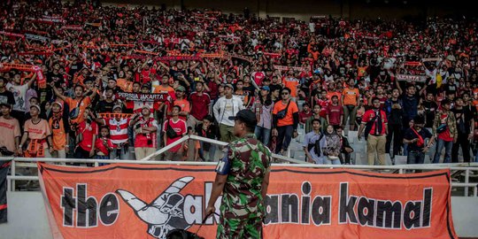 12.000 Personel TNI/Polri Kawal Laga Persija Kontra Arema di Gelora Bung Karno