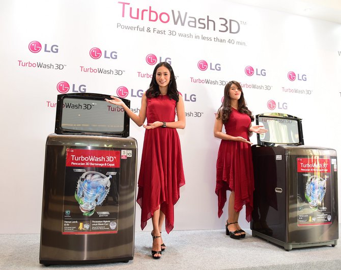 lg indonesia pasarkan mesin cuci turbowash 3d