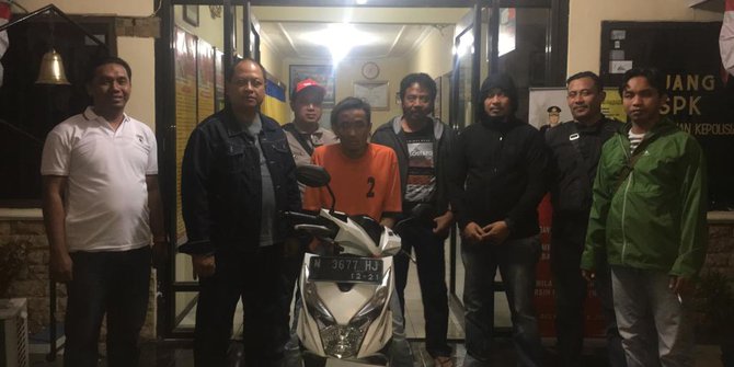 Kepergok Warga, Franki Ditinggal Rekannya saat Curi Motor