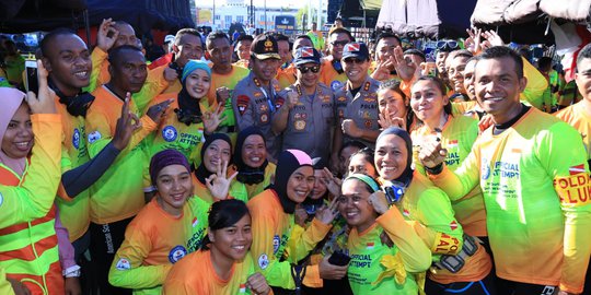 Pecahkan Dua Rekor Dunia di Manado, Polda Jatim Kirim 50 Penyelam