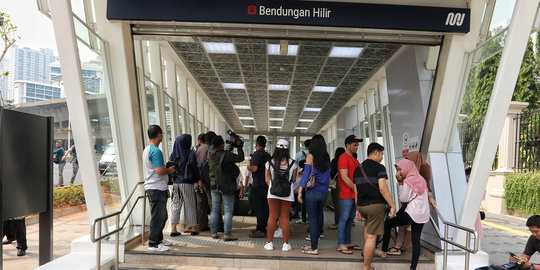 Listrik Padam, Operasional MRT Lumpuh Sejak Siang