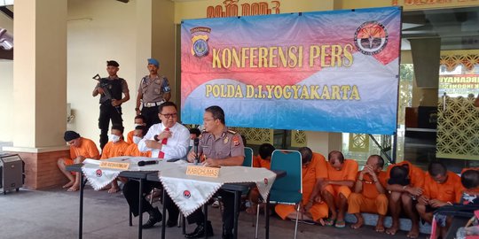 Polisi Tangkap 32 Tersangka dari 27 Kasus Kejahatan di Yogyakarta