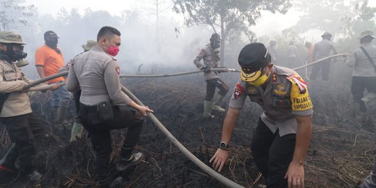 Kalimantan Jadi Fokus Polri Tangani Kebakaran Hutan