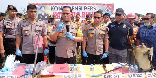 Polda Riau Tetapkan PT SSS Tersangka Kebakaran Hutan