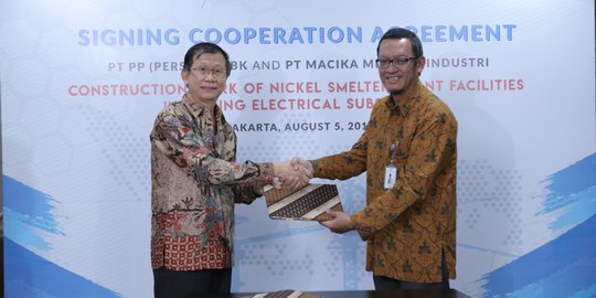 PT PP Garap Proyek Smelter Nikel Berkapasitas 120.000 Ton