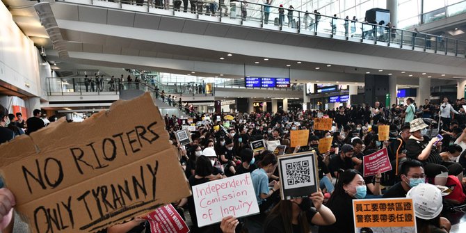 Demonstran Hong Kong Kembali Rencanakan Duduki Bandara Tiga Hari Berturut-turut