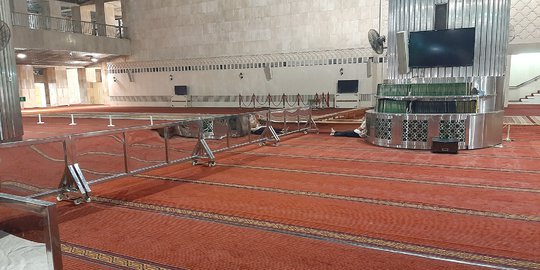 Masjid Istiqlal Sediakan Shaf Khusus bagi Difabel saat Salat Idul Adha