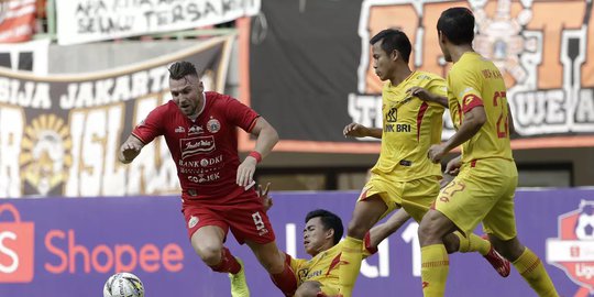 Hasil Shopee Liga 1 2019: Persija Jakarta Ditahan Imbang Bhayangkara FC 1-1