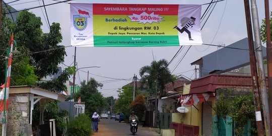 Warga Depok Bikin Sayembara Tangkap Maling Dapat Hadiah Rp 500 Ribu