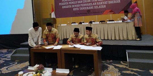 KPU Tetapkan 50 Anggota DPRD Terpilih Tangerang Selatan