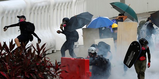 Kronologi Demo Hong Kong, dari Jalanan ke Gedung Parlemen Sampai Lumpuhkan Bandara