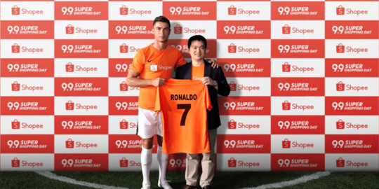 Shopee Perkenalkan Christiano Ronaldo sebagai Brand Ambassador Terbaru