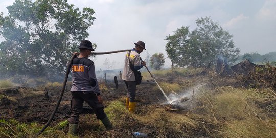 Polres Pelalawan Bikin Sayembara Tangkap Pembakar Lahan Dapat Hadiah Rp 5 Juta