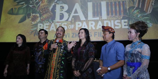 Ini Keseruan Saat Menpar Nonton Film Bali Beats of Paradise di Grand Indonesia