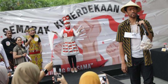 Aksi Karyawan KPK Meriahkan HUT RI ke-74