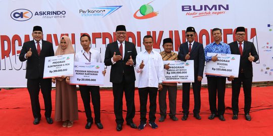 Dipimpin Askrindo, 3 BUMN Gelar Upacara HUT ke-74 Indonesia di Kalimantan Barat