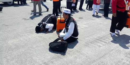 1.440 Jemaah Haji Tiba di Debarkasi Solo