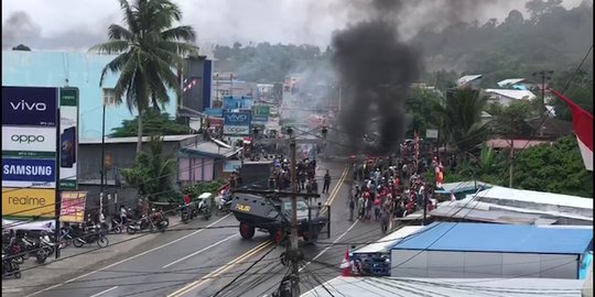 Polisi Sebut Aksi di Jayapura Papua Berjalan Kondusif, Tak Ada Jalan Ditutup