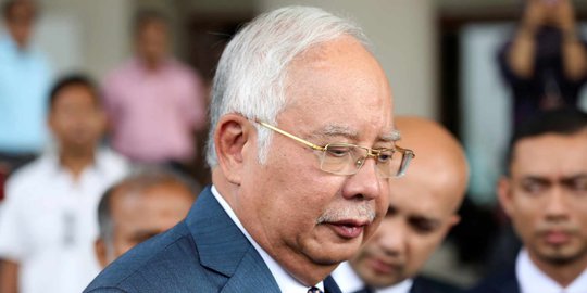 Sidang Kasus Korupsi Ditunda, Begini Ekspresi Najib Razak