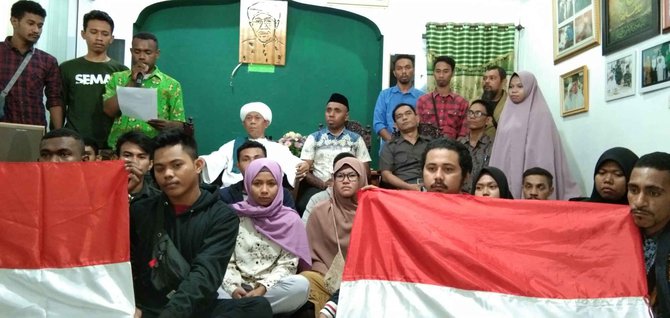 mahasiswa papua di makassar datangi ulama