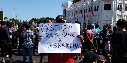 Mahasiswa Papua Gelar Aksi Depan UIN Jakarta