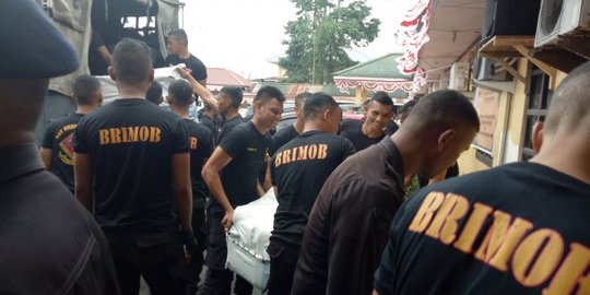 200 Personel Brimob Polda Malut & Gorontalo Dikirim ke Timika Papua