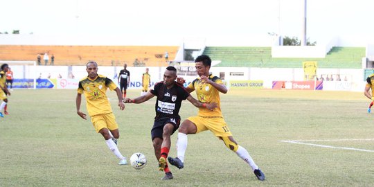 Hasil Shopee Liga 1 2019: Persipura Jayapura Menang Besar 4-0 Lawan Barito Putera