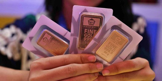 Akhir Pekan, Harga Emas Antam Melejit Rp14.000 Menjadi Rp765.000 per Gram