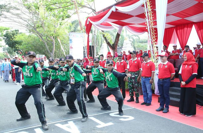 gerak jalan tradisional banyuwangi