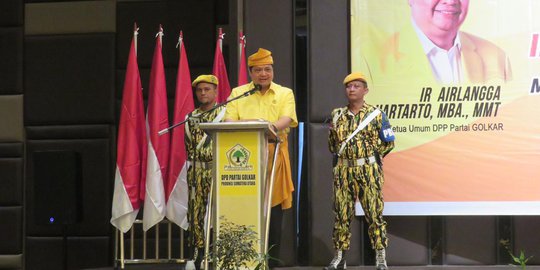 Airlangga Minta Pendukung Jaga Suara Sampai Munas Golkar