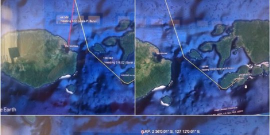 Kapal Kargo Berpenumpang 25 Orang Hilang di Perairan Pulau Buru