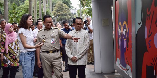 Buka Jakarta Art Week, Anies Imbau Warga Jaga Karya Seni di Ruang Publik