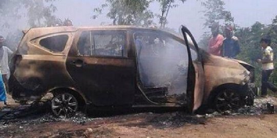 Kronologi Pembunuhan 2 Mayat Hangus Terbakar dalam Mobil di Sukabumi