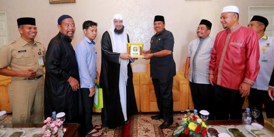 Direktur Lembaga Wakaf Saudi Kunjungi Lokasi Pembangunan Ponpes Tahfidz Hadist Siak