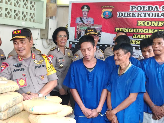 polisi gagalkan peredaran 73 kg sabu di sumut