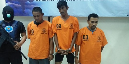 Gagalkan Pengiriman Sabu, BNNP Bali Tangkap 3 Orang Jaringan Aceh