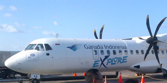Pesawat ATR Garuda Indonesia Hentikan Operasional di Beberapa Bandara