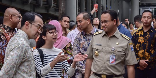 Penjelasan Anies Soal Wacana Sulap Gedung Pemerintah Pusat Jadi RTH