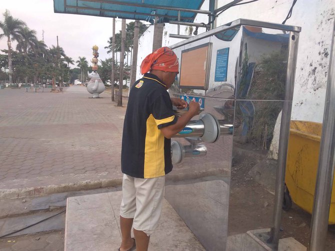 kran air siap minum di palembang