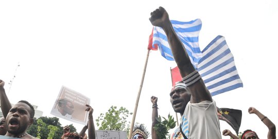 2 Korlap Aksi Demo Bawa Bendera Bintang Kejora di Istana Ditangkap