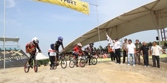 Bupati Alfedri Berharap BMX Local Competition Ajang Lahirnya Pembalap Profesional