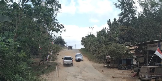 Jadi Ibu Kota Baru, Kondisi Jalan di Sepaku Sudah Rusak 17 Tahun