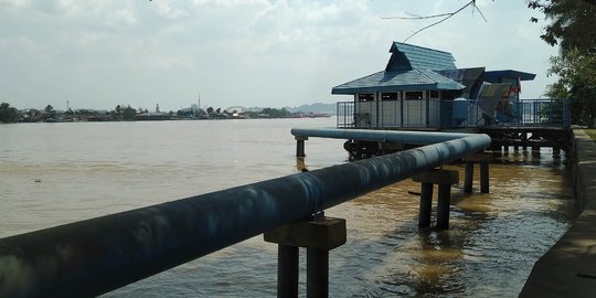 Intrusi Air Laut bikin Kadar Garam Sungai Mahakam Naik, PDAM Samarinda Setop Produksi