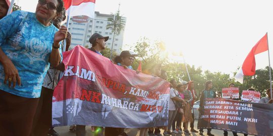 Front Pemuda Cenderawasih Papua Gelar Aksi Demo di Istana Merdeka