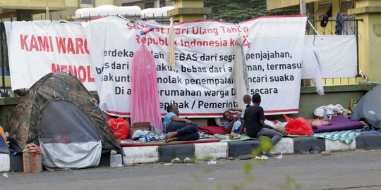 Pencari Suaka Masih Bertahan di Kalideres